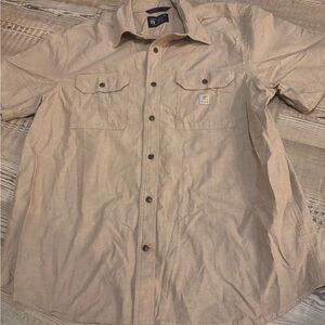 Carhartt Khaki Button-Up Shirt